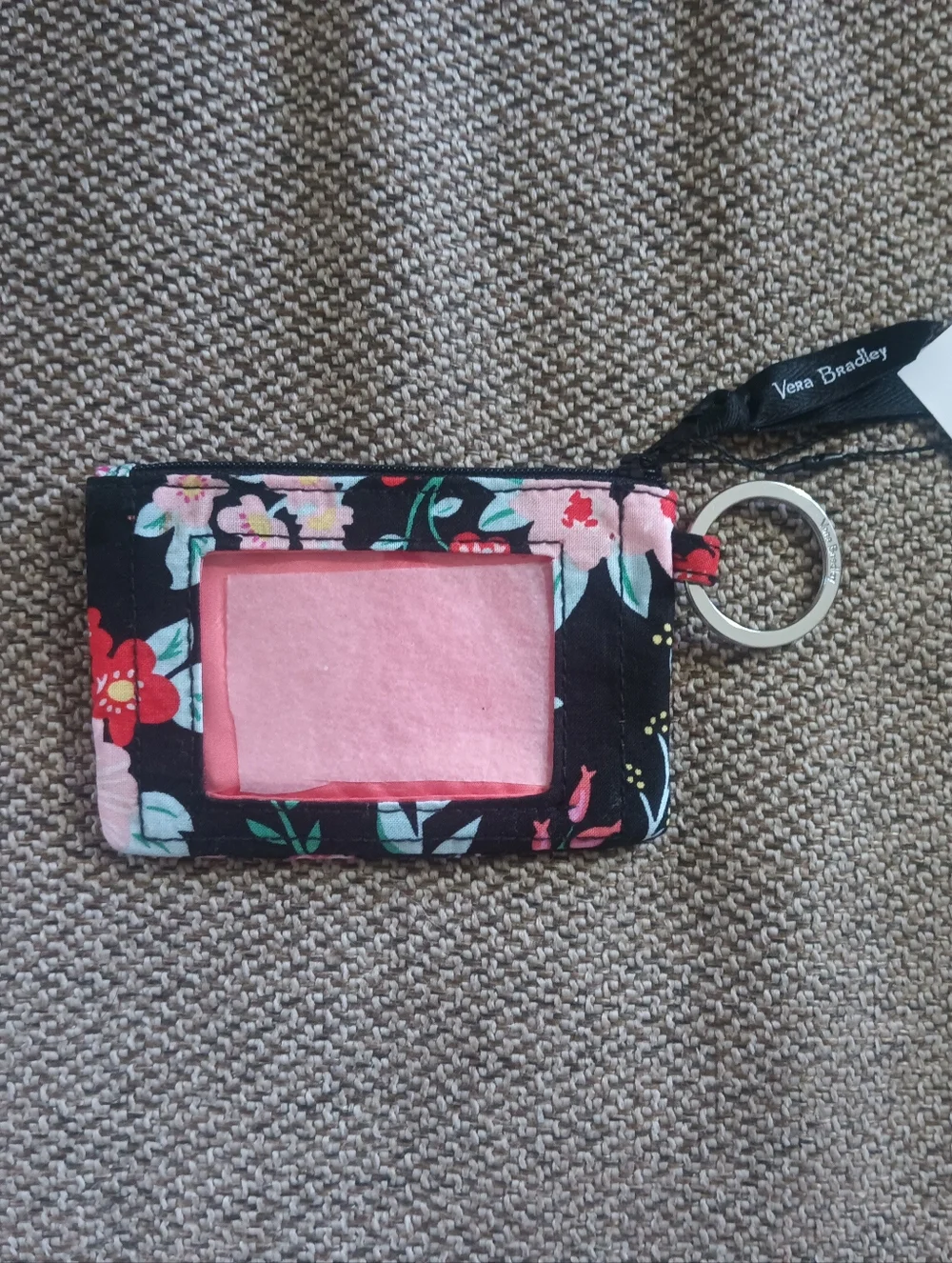 NWT Vera Bradley Zip ID Coin Purse Keychain - Picture 3 of 6